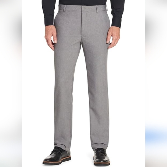 Men's Burberry London Designer Gray Cotton Pants - Size 32R NWT - Picture 1 of 9